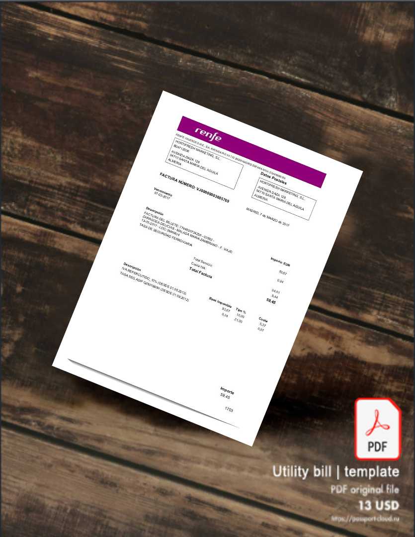 Utility bill | Albanian Power | Albania